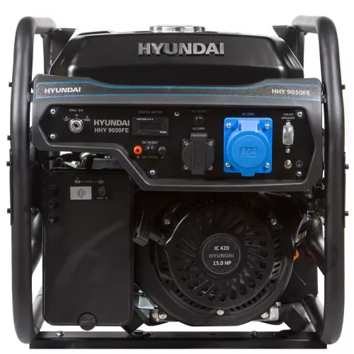 Генератор бензиново-газовий Hyundai HHY 9050FE - фото 4