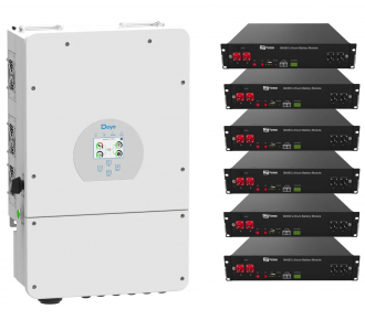Система бесперебойного питания 12 кВт (14,4 кВт*ч) Deye SUN-12K-SG04LP3-EU + Dyness B4850 Система бесперебойного питания 12 кВт (14,4 кВт*ч) Deye SUN-12K-SG04LP3-EU + Dyness B4850