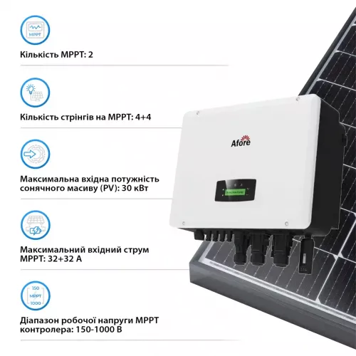 Инвертор гибридный Afore AF20K-TH HV-battery - фото 3