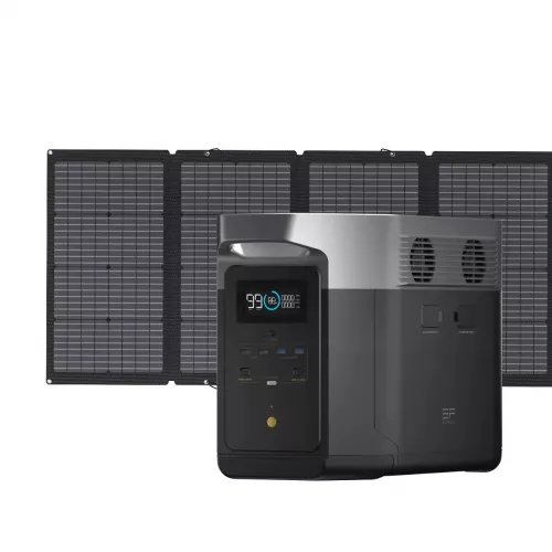 Портативна зарядна станція EcoFlow DELTA Max(1600) + 220W Solar Panel - фото 1