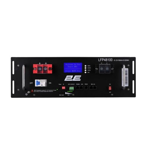 Аккумуляторная батарея 2E LFP48100 48V/100Ah 19&Prime; LCD 16S (2E-LFP48100-LCD) - фото 1