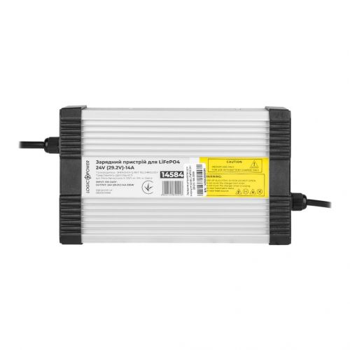 Зарядное устройство для аккумуляторов LogicPower LiFePO4 24V (29.2V)-14A-336W - фото 1