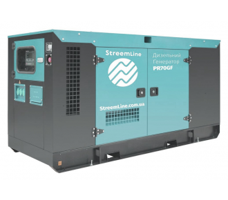 Генератор дизельный Streemline P-B70 (мотор Baudouin) 62 кВт. Генератор дизельный Streemline P-B70 (мотор Baudouin) 62 кВт.