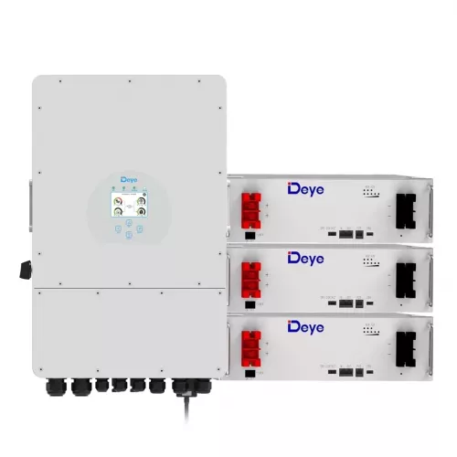 Система бесперебойного питания DEYE SUN-12K-SG04LP3-EU-3DE15.36K-LFP 12000W 15.36kh 3BAT LiFePO4 - фото 1