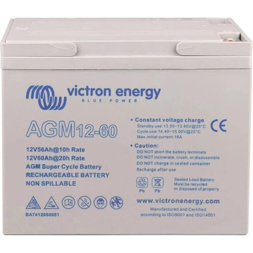 Аккумуляторная батарея Victron Energy 12V/60Ah Gel Deep Cycle (BAT412550104) - фото 2