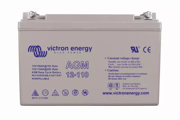 Акумуляторна батарея Victron Energy 12V/110Ah AGM Deep Cycle (M8) (BAT412101085) - фото 2