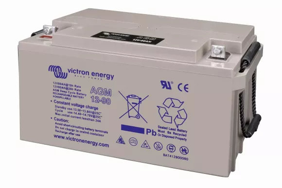Аккумуляторная батарея Victron Energy 12V/90Ah AGM Deep Cycle (BAT412800084) - фото 2