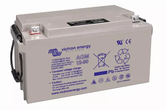 Аккумуляторная батарея Victron Energy 12V/90Ah AGM Deep Cycle (BAT412800084) - фото 3