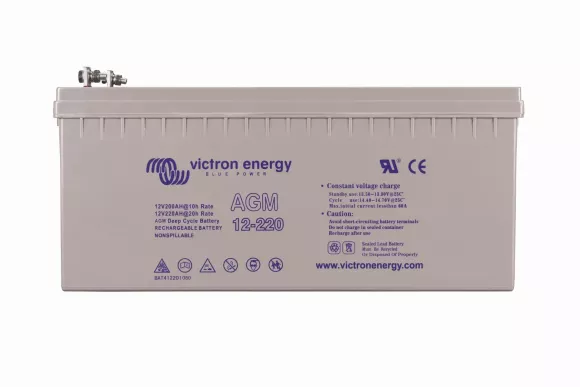 Акумуляторна батарея Victron Energy 12V/220Ah AGM Deep Cycle (M8) (BAT412201085) - фото 1