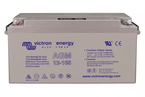 Аккумуляторная батарея Victron Energy 12V/165Ah AGM Deep Cycle (M8) (BAT412151085) - фото 3
