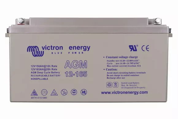Акумуляторна батарея Victron Energy 12V/165Ah AGM Deep Cycle (BAT412151084) - фото 1