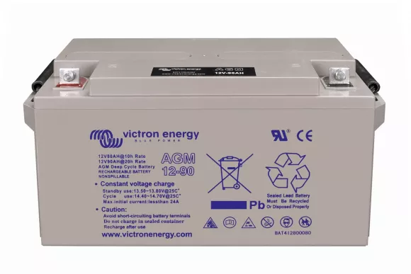 Акумуляторна батарея Victron Energy 12V/90Ah AGM Deep Cycle (M6) (BAT412800085) - фото 1