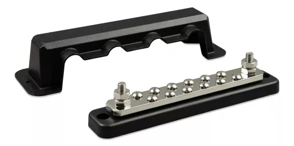 Шинопровод Victron Energy Busbar 250A 2P с 12 винтами и крышкой (VBB125021220) - фото 2