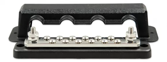 Шинопровод Victron Energy Busbar 250A 2P с 12 винтами и крышкой (VBB125021220) - фото 1