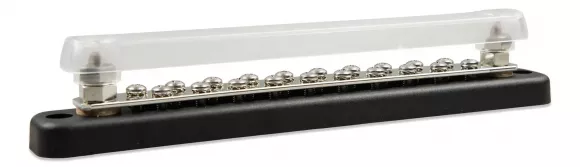 Шинопровод Victron Energy Busbar 150A 2P с 20 винтами и крышкой (VBB115022020) - фото 2