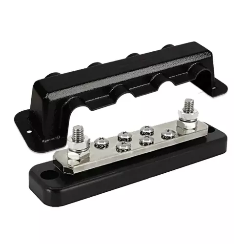 Шинопровод Victron Energy Busbar 250A 2P с 6 винтами и крышкой (VBB125020620) - фото 1