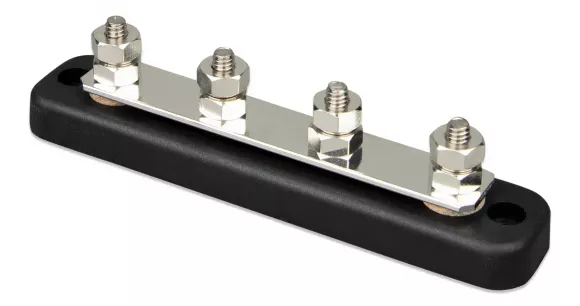 Шинопровод Victron Energy Busbar 150A 4P с крышкой (VBB115040020) - фото 1