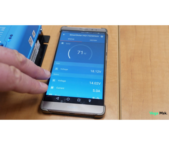 Контроллер для солнечной панели Victron Energy SmartSolar MPPT 100/15 SCC110015060R - фото 2